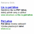 Ukázka PPC reklamy Sklik