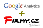 Logo Google Analytics a Logo Firmy.cz